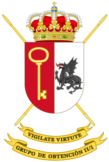 Coat of arms (crest) of the Long Range Reconnaissance Group II-1, Spanish Army