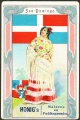 Arms, Flags and Types of Nations trade card Honig (maizena and pudding powder)