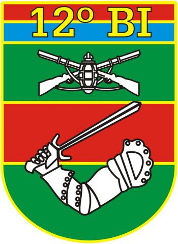 Coat of arms (crest) of the 12th Infantry Battalion, Brazilian Army
