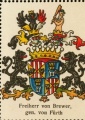 Wappen Freiherr von Brewer nr. 2095 Freiherr von Brewer