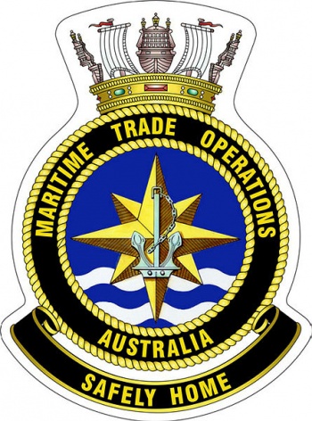 Coat of arms (crest) of the Maritime Trade Operations Australia, Royal Australian Navy