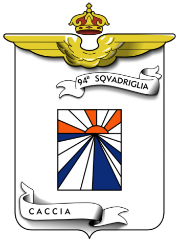 Coat of arms (crest) of the 94th Fighter Squadron, Regia Aeronautica