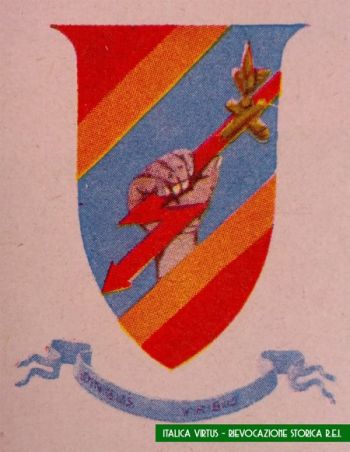 Coat of arms (crest) of the Artillery Non-Comissioned Officer School, Royal Italian Army
