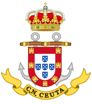 Coat of arms (crest) of the Naval Command of Ceuta, Spanish Navy