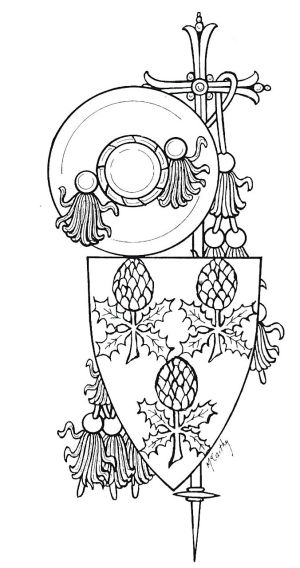 Arms (crest) of Jaume Francesco de Cardona i de Aragón