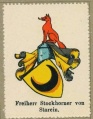 Wappen Freiherr Stockhorner von Starein nr. 202 Freiherr Stockhorner von Starein
