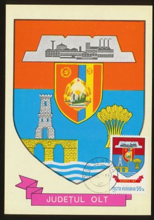Coat of arms (crest) of Olt (county)