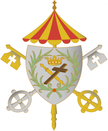 Arms (crest) of Basilica of St. Helen the Empress, Quartu S. Elena