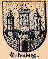 Wappen von Ortenberg (Hessen)/ Arms of Ortenberg (Hessen)