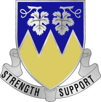 Coat of arms (crest) of 13th Support Battalion, US Army