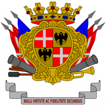 Coat of arms (crest) of the 2nd Infantry Regiment Re, Italian Army