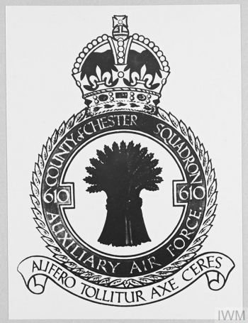 Coat of arms (crest) of the No 610 (County of Chester) Squadron, Royal Auxiliary Air Force