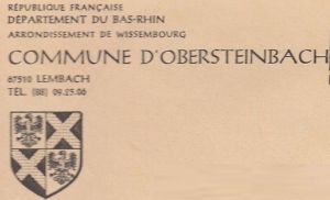 Blason de Obersteinbach (Bas-Rhin)