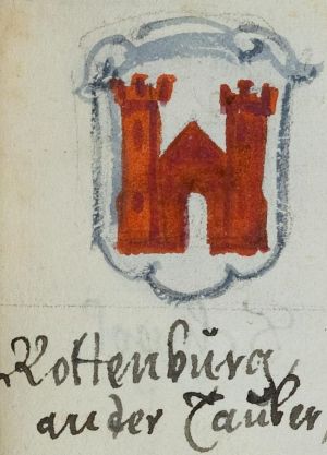 Arms of Rothenburg ob der Tauber