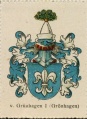 Wappen von Grünhagen nr. 3299 von Grünhagen