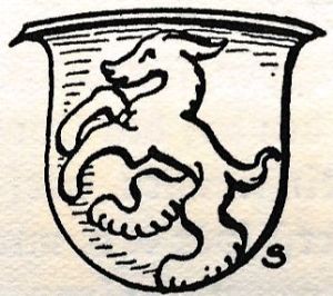 Arms (crest) of Johann Zanker