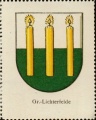 Arms of Gross Lichterfelde
