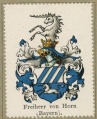 Wappen Freiherr von Horn nr. 409 Freiherr von Horn