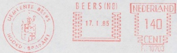 Wapen van Beers/Arms (crest) of Beers