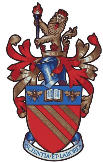 Arms (crest) of University of Manchester Institute of Science and Technology