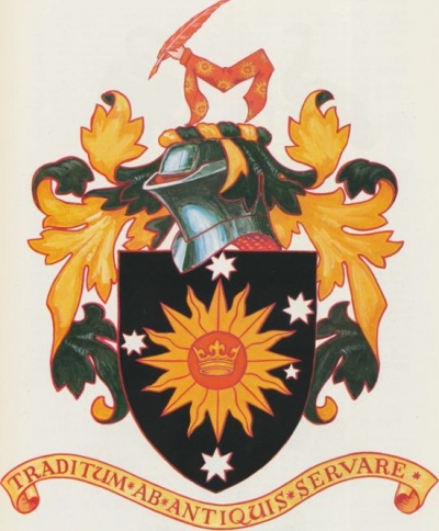 Arms of Heraldry Society of Australia
