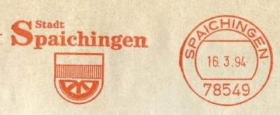Wappen von Spaichingen/Coat of arms (crest) of Spaichingen