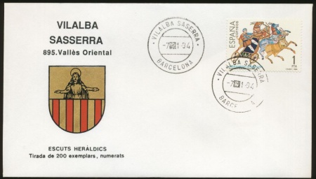 Escudo de Vilalba Sasserra/Arms (crest) of Vilalba Sasserra