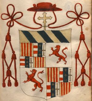 Arms of Giulio Acquaviva d’Aragona