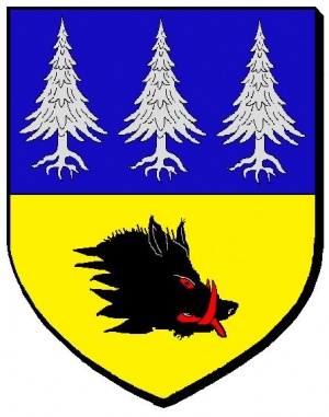 Blason de Domèvre-sur-Vezouze/Arms of Domèvre-sur-Vezouze