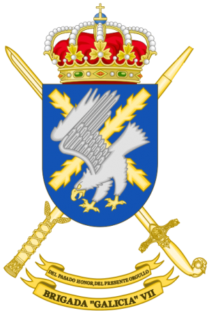 Brigade Galicia VII, Spanish Army.png