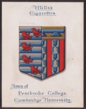 Coat of arms (crest) of Pembroke College (Cambridge University)