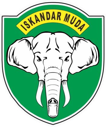 Coat of arms (crest) of the Military Regional Command Iskandar Muda, Indonesian Army