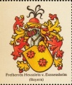 Wappen Freiherren Heusslein von Eussensheim nr. 2356 Freiherren Heusslein von Eussensheim