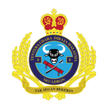 Coat of arms (crest) of the No 8 Squadron, Royal Malaysian Air Force