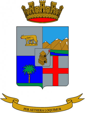 Coat of arms (crest) of the 1st Signal Regiment, Italian Army