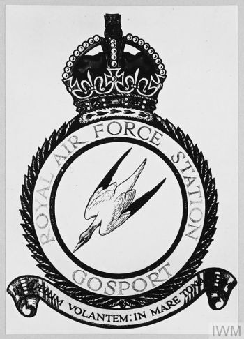 Coat of arms (crest) of the RAF Station Gosport, Royal Air Force