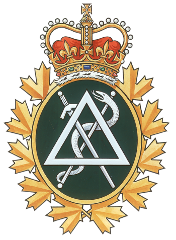 Coat of arms (crest) of the Royal Canadian Dental Corps, Canadian Army