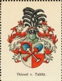 Wappen Thiesel von Taltitz nr. 1402 Thiesel von Taltitz