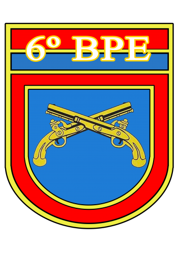 Coat of arms (crest) of the 6th Army Police Battalion, Brazilian Army