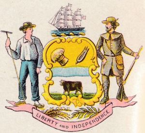 Coat of arms (crest) of Delaware
