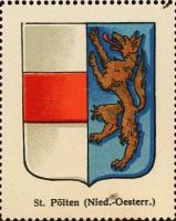 Wappen von Sankt Pölten/Arms of Sankt Pölten