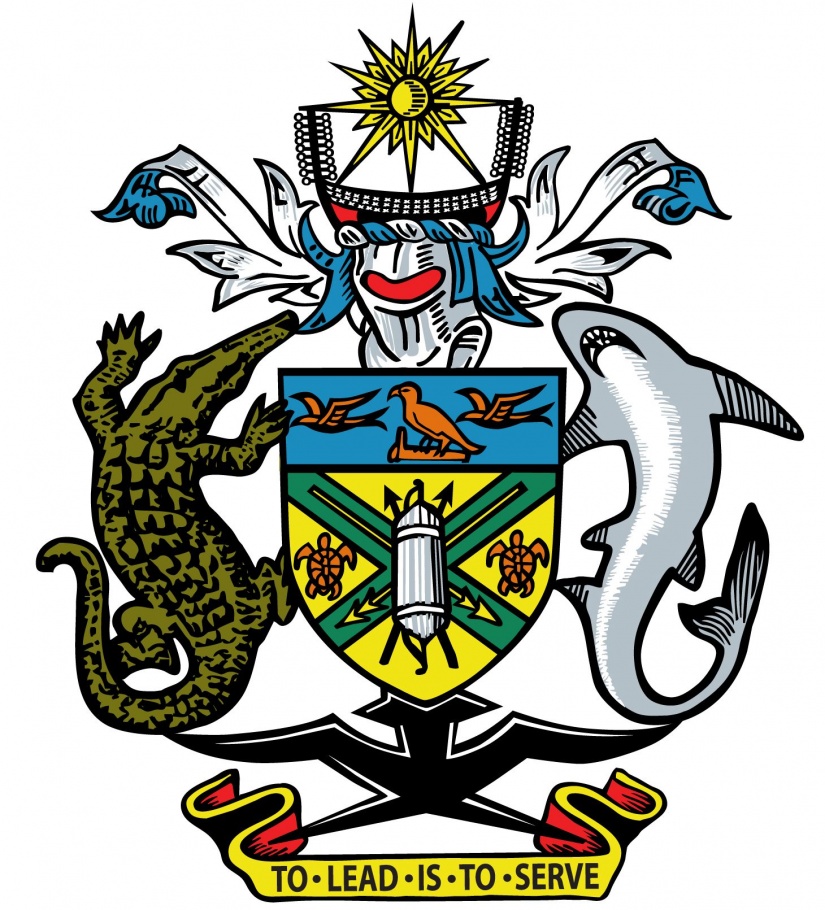 National Arms of the Solomon Islands - Coat of arms (crest) of National