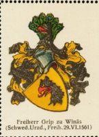 Wappen Freiherr Grip zu Winäs