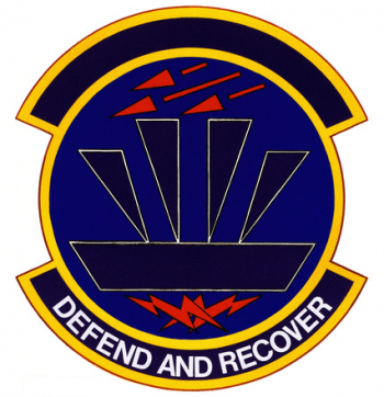Coat of arms (crest) of the 831st Air Base Operability Squadron, US Air Force