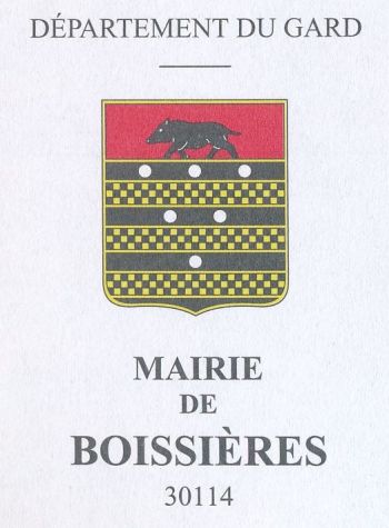 Blason de Boissières (Gard)
