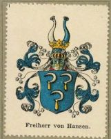 Wappen Freiherr von Hansen