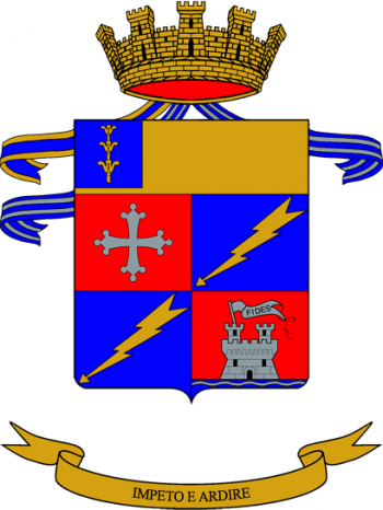 Coat of arms (crest) of the 186th Parachute Regiment Folgore, Italian Army