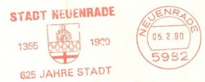 Wappen von Neuenrade/Coat of arms (crest) of Neuenrade