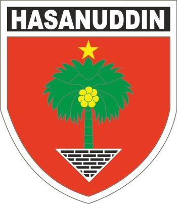 Coat of arms (crest) of the XIV Military Regional Command - Hasanuddin, Indonesian Army
