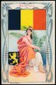 Arms, Flags and Types of Nations trade card Belgium